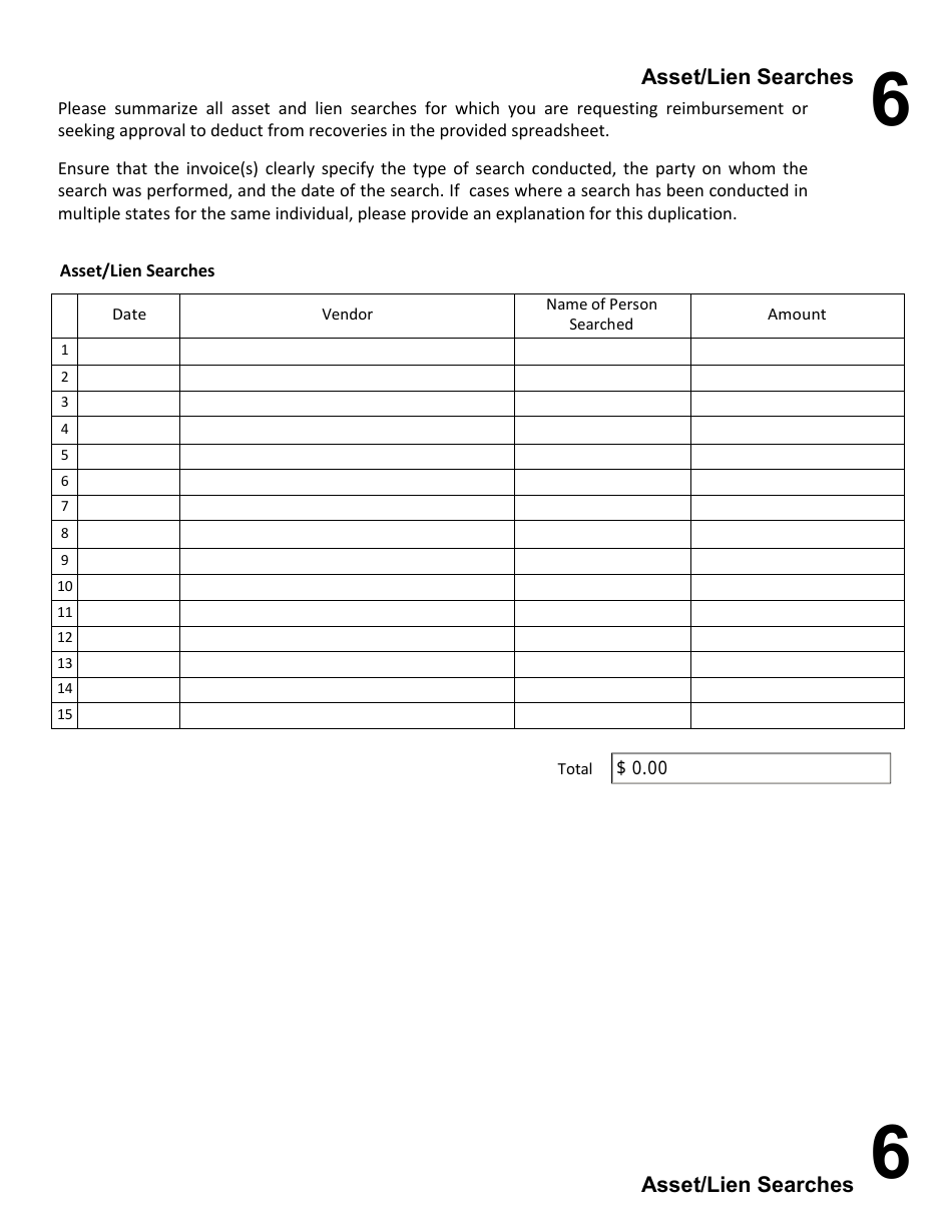 Care and Preservation of Collateral (CPC) Tabs, Page 11