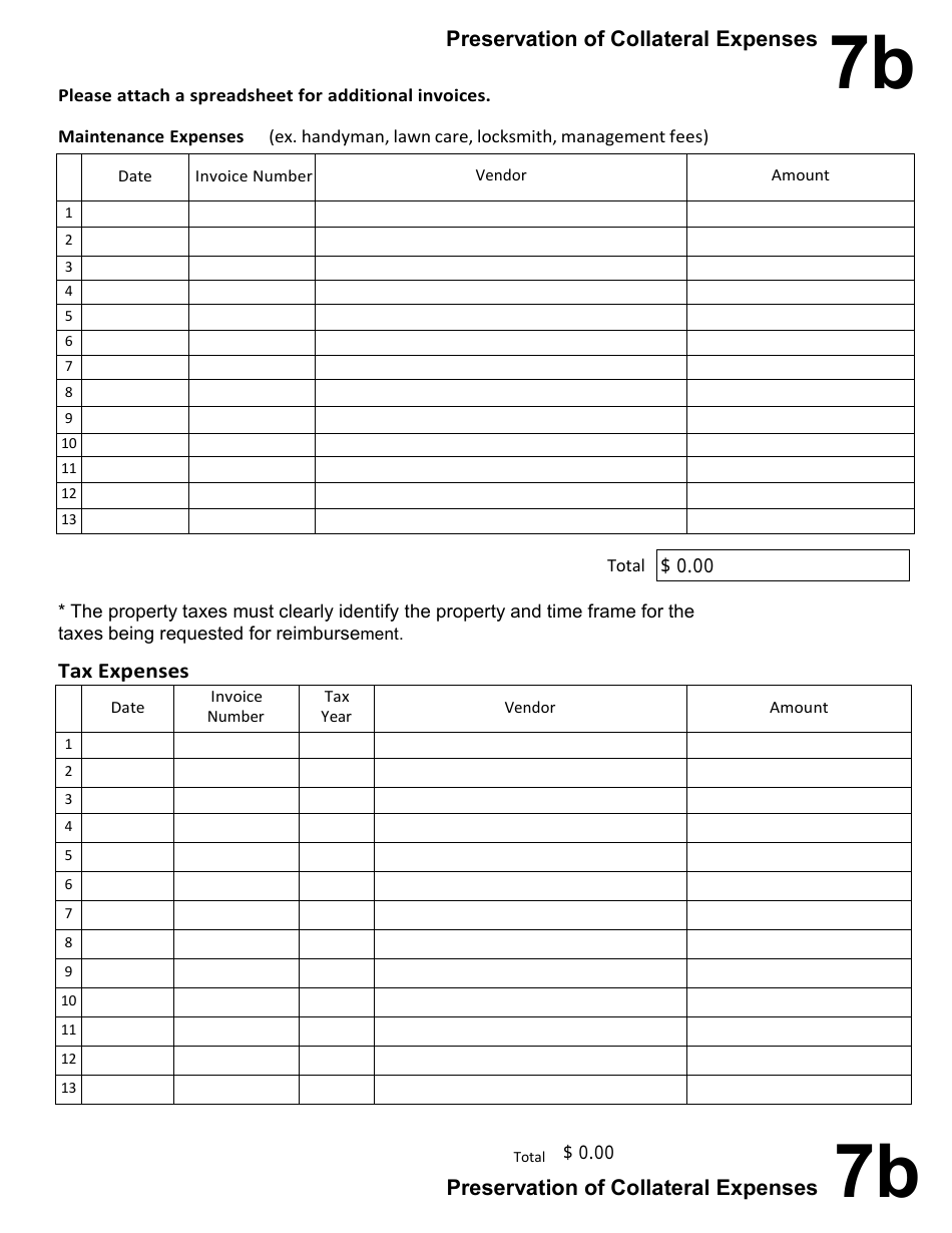 Care and Preservation of Collateral (CPC) Tabs, Page 13