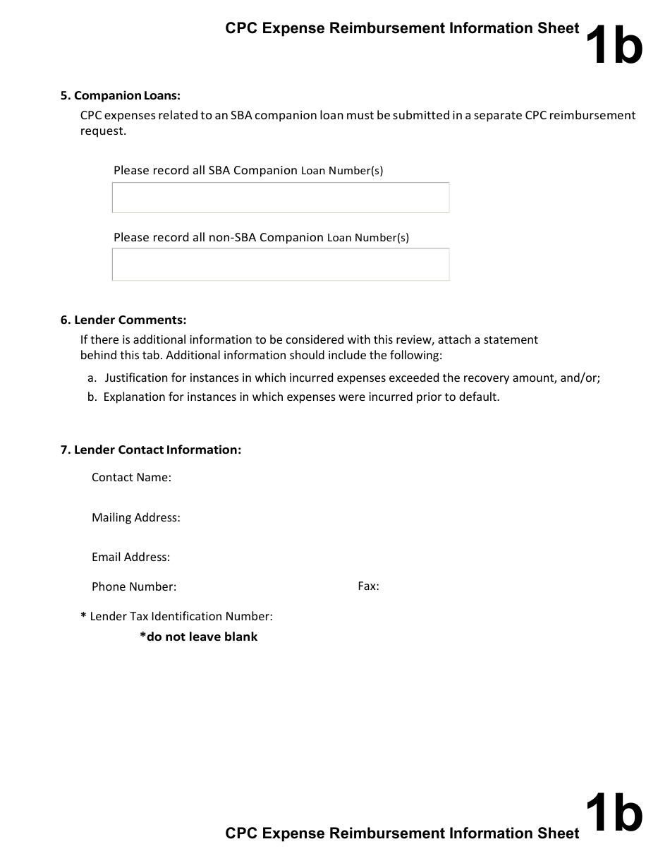 Care and Preservation of Collateral (CPC) Tabs, Page 3