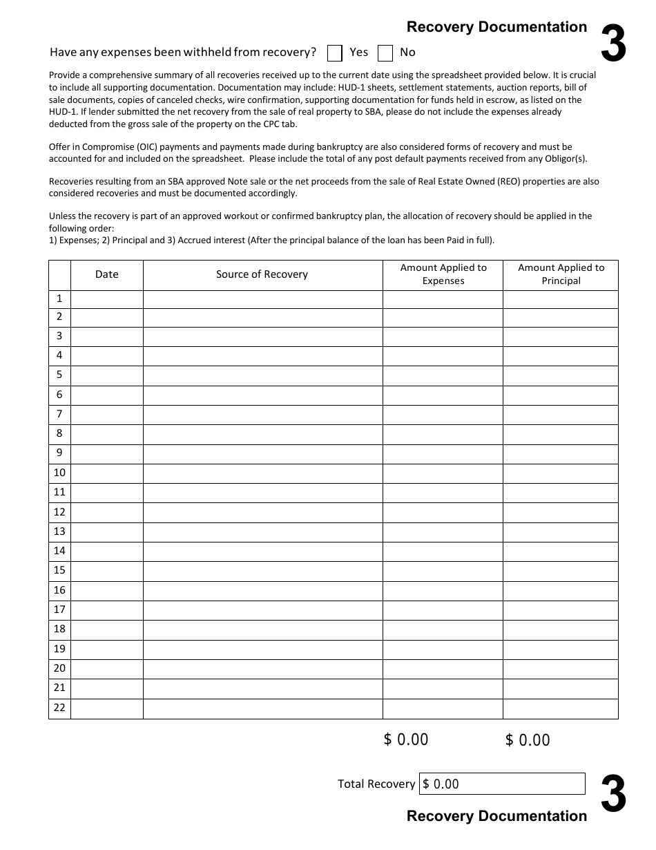 Care and Preservation of Collateral (CPC) Tabs, Page 5