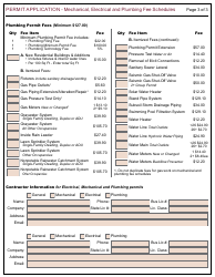 Form 100 Permit Application - Building, Electrical, Mechanical, Plumbing - City of Berkeley, California, Page 4