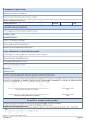 Forme V-0000 Rapport De Trafic - Trains Touristiques Et Navettes Ferroviaires De Competence Quebecoise - Quebec, Canada (French), Page 2