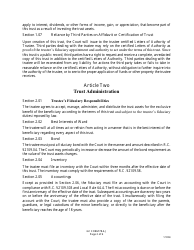 GC Form 78.4-J Trust Agreement - Greene County, Ohio, Page 2
