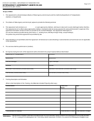Form DOT ADM-3015IA Interagency Agreement Under $10,000 - California, Page 2