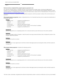 Form DOT ADM-0006 Claim Summary (Under $10,000) - California, Page 3