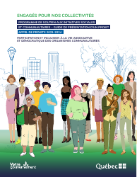 Document preview: Guide De Presentation D'un Projet - Programme De Soutien Aux Initiatives Sociales Et Communautaires - Quebec, Canada (French), 2024