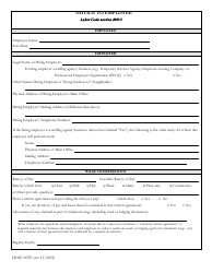 Document preview: Form DLSE-NTE Notice to Employee - California