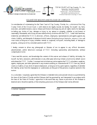 Teen Court Volunteer Information Form - for Adults - Clay County, Florida, Page 3