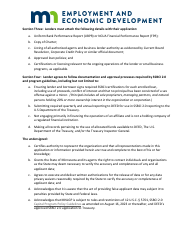 Depository Financial Institutions - Ssbci 2.0 Minnesota Loan Guarantee Program (Mnlgp) - Minnesota, Page 2