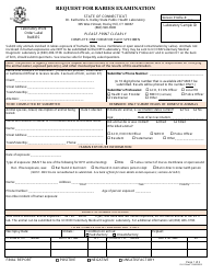 Document preview: Form OL-97 Request for Rabies Examination - Connecticut