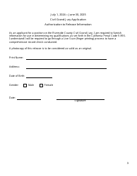Civil Grand Jury Application and Nomination Form - County of Riverside, California, Page 3