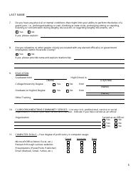 Civil Grand Jury Application and Nomination Form - County of Riverside, California, Page 5
