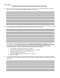 Civil Grand Jury Application and Nomination Form - County of Riverside, California, Page 7