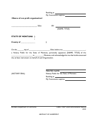 Exhibit 10-A Abstract of Agreement - Montana, Page 3