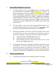 Exhibit 10-G Sample Sub-recipient Housing Rehabilitation Agreement - Montana, Page 3