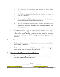 Exhibit 10-G Sample Sub-recipient Housing Rehabilitation Agreement - Montana, Page 4