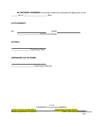 Exhibit 10-G Sample Sub-recipient Housing Rehabilitation Agreement - Montana, Page 9