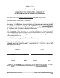 Document preview: Exhibit 10-L Voluntary Rehabilitation Agreement - Montana
