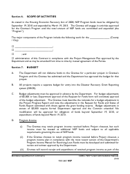 Exhibit 13-1-A NSP Neighborhood Stabilization Program Contract - Montana, Page 3