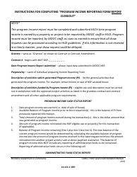 Exhibit 13-4-D.NSP Income Reporting Form Before Project Closeout - Montana Nsp Program - Montana, Page 3