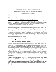 Document preview: Exhibit 10-K Cdbg Rehab Ura Gin Notice - Montana