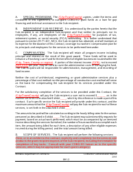 Exhibit H1 Sub-recipient Agreement (For Revolving Loan Fund Projects) - Montana, Page 2