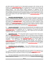 Exhibit H1 Sub-recipient Agreement (For Revolving Loan Fund Projects) - Montana, Page 6