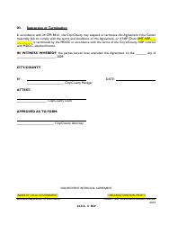 Exhibit 13-9-A NSP Sub-recipient Agreement (Interlocal Agreement) for a Project With a Local Non-profit Organization as Sub-recipient - Montana, Page 6