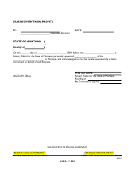 Exhibit 13-9-A NSP Sub-recipient Agreement (Interlocal Agreement) for a Project With a Local Non-profit Organization as Sub-recipient - Montana, Page 7