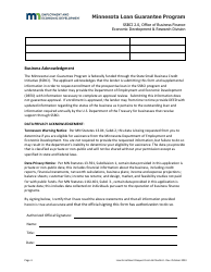 Loan Enrollment Request - Minnesota Loan Guarantee Program - Minnesota, Page 4