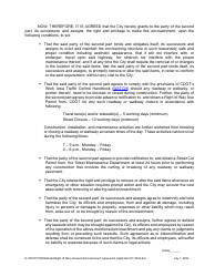 Right-Of-Way Encroachment Agreement - City of Charlotte, North Carolina, Page 4