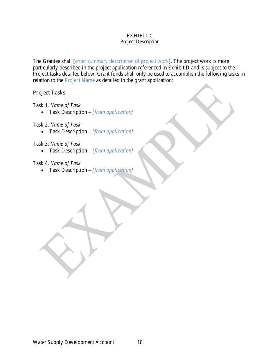Irrigation Modernization Funding Grant Agreement - Example - Oregon, Page 18