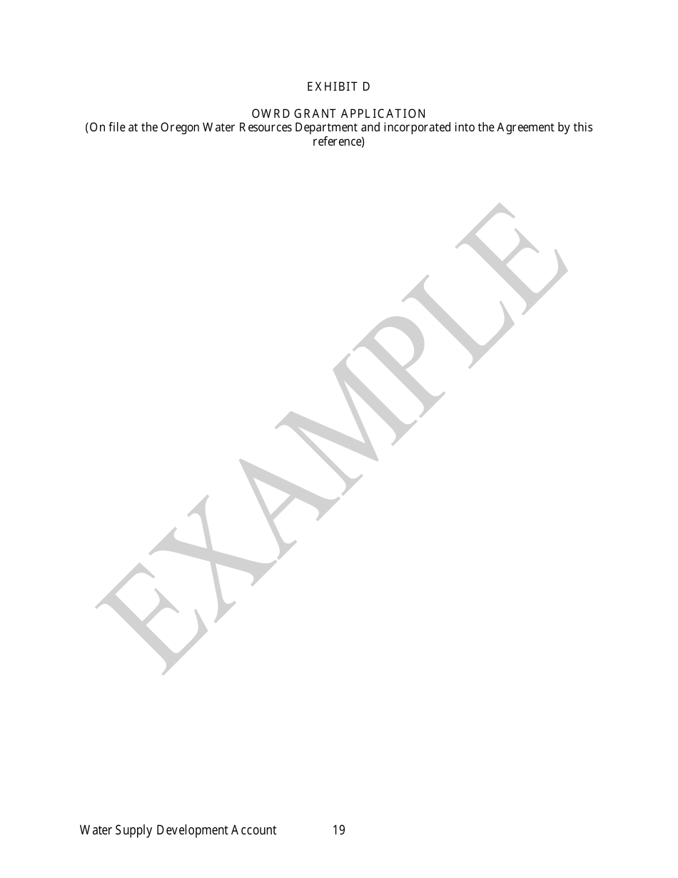 Irrigation Modernization Funding Grant Agreement - Example - Oregon, Page 19