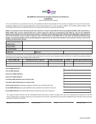 Document preview: CBI Form 3A Subcontractor Supplier Utilization Commitments - Alternates Construction - Msbe Goal - City of Charlotte, North Carolina