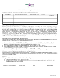 CBI Form 3 Subcontractor/Supplier Utilization Commitment - Mwsbe Goal - City of Charlotte, North Carolina, Page 2