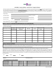 Document preview: CBI Form 6 Payment Affidavit - Subcontractor/Supplier Utilization - Mwsbe Goal - City of Charlotte, North Carolina