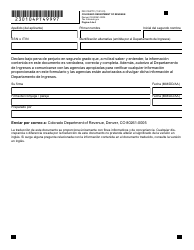 Formulario DR0104PTC Solicitud De Reembolso De Impuestos Sobre La Propiedad, Alquiler Y Calefaccion De Colorado - Colorado (Spanish), Page 4