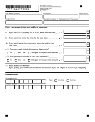 Form DR0104PTC Colorado Property Tax/Rent/Heat Rebate Application - Colorado, Page 3