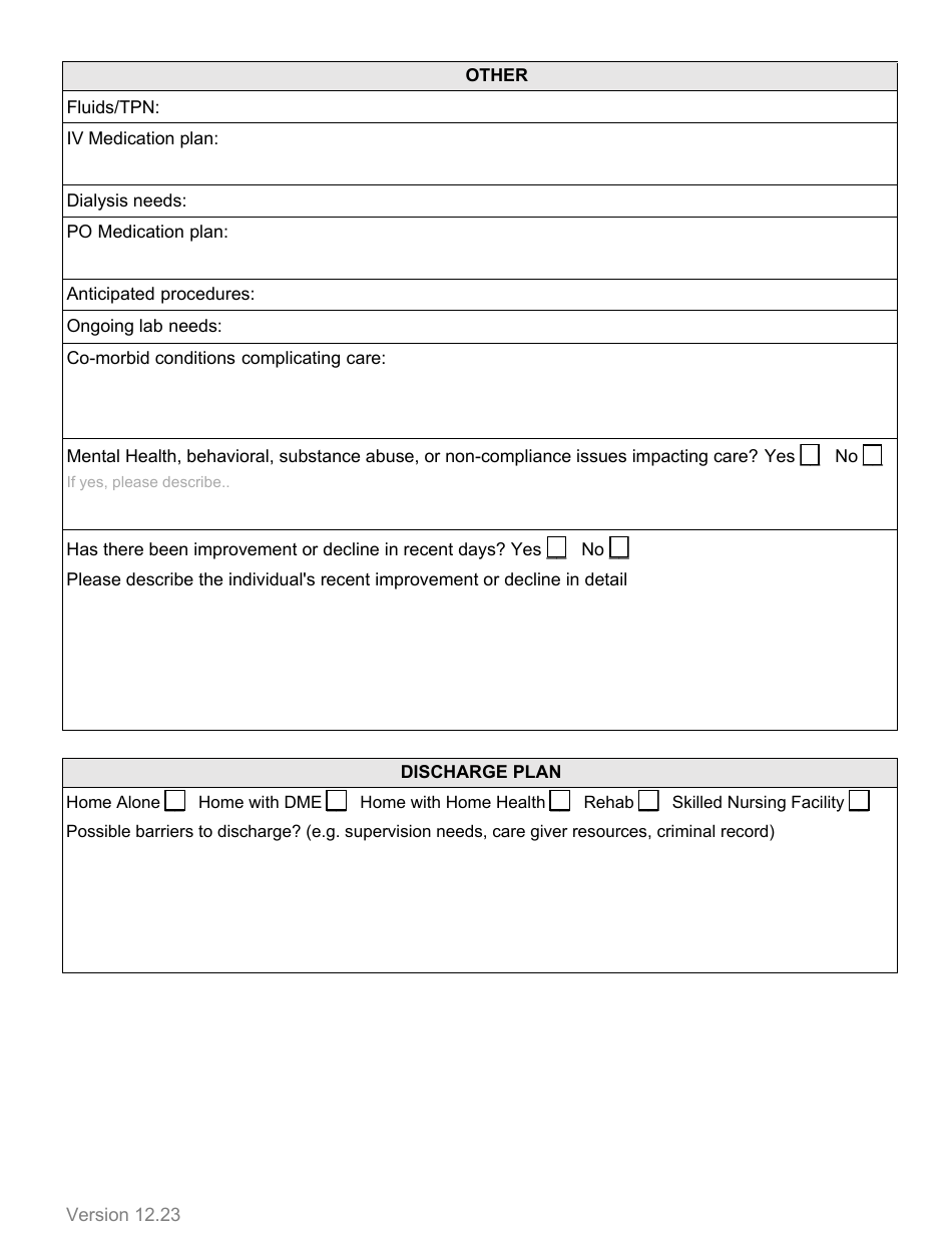 Form PA-112 Long Term Acute Care (Ltac) and Out-of-State Rehab Prior Authorization Request Form - South Dakota, Page 5