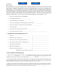 Form IT-QJ Application for Georgia Quality Jobs Tax Credit - Georgia (United States), Page 5