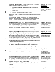 Mi Consumer Financial Services Class I License New Application Checklist (Company) - Michigan, Page 9