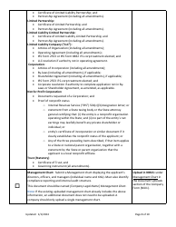 Mi Consumer Financial Services Class II License New Application Checklist (Company) - Michigan, Page 8