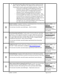 Mi Money Transmitter License New Application Checklist (Company) - Michigan, Page 11