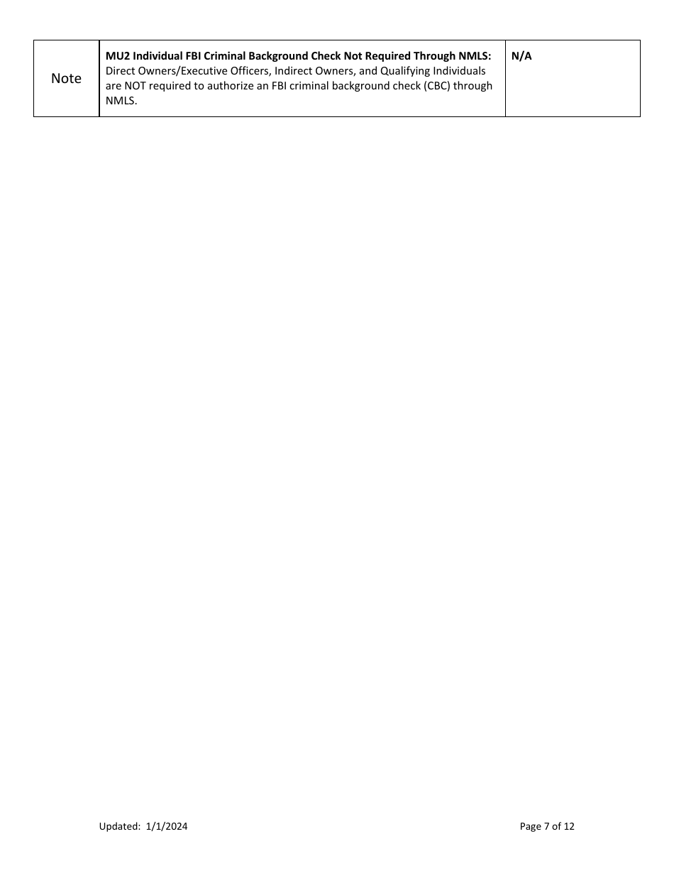 Mi Money Transmitter License New Application Checklist (Company) - Michigan, Page 7