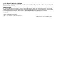 Form W-4MN Minnesota Employee Withholding Allowance/Exemption Certificate - Minnesota, Page 4