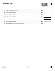 Schedule M2SB Income Tax Computation for S Portion of Esbt - Minnesota, Page 3