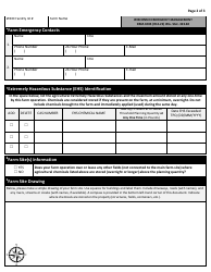 DMA Form 83R Farm Emergency Planning Notification (Epn) - Wisconsin, Page 2