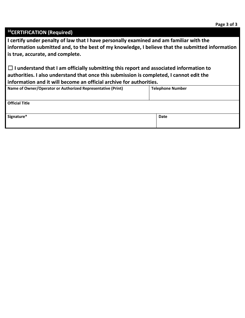 DMA Form 83R Farm Emergency Planning Notification (Epn) - Wisconsin, Page 3