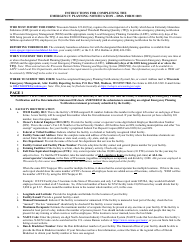 DMA Form 1003 Emergency Planning Notification (Epn) - Wisconsin, Page 6