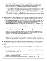 DMA Form 1125 A Wisconsin Temporary Construction Facility Emergency Response &amp; Hazardous Chemical Report - Wisconsin, Page 4